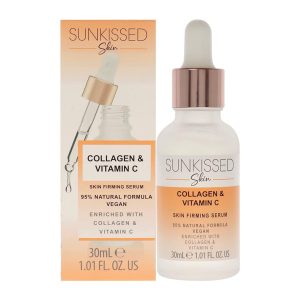 SUNKISSED COLLAGEN & VITAMIN-C SKIN FIRMING SERUM 30ML